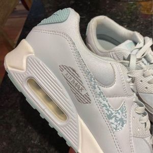 Nike Air Max 1. Womens 10.  Worn once. Retails form$140. Pale blue in color